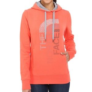 The North Face Pullover Hoodie | Orange and Grey
